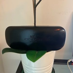 Authentic Coach Black Leather Sunglasses or Eyeglasses Case